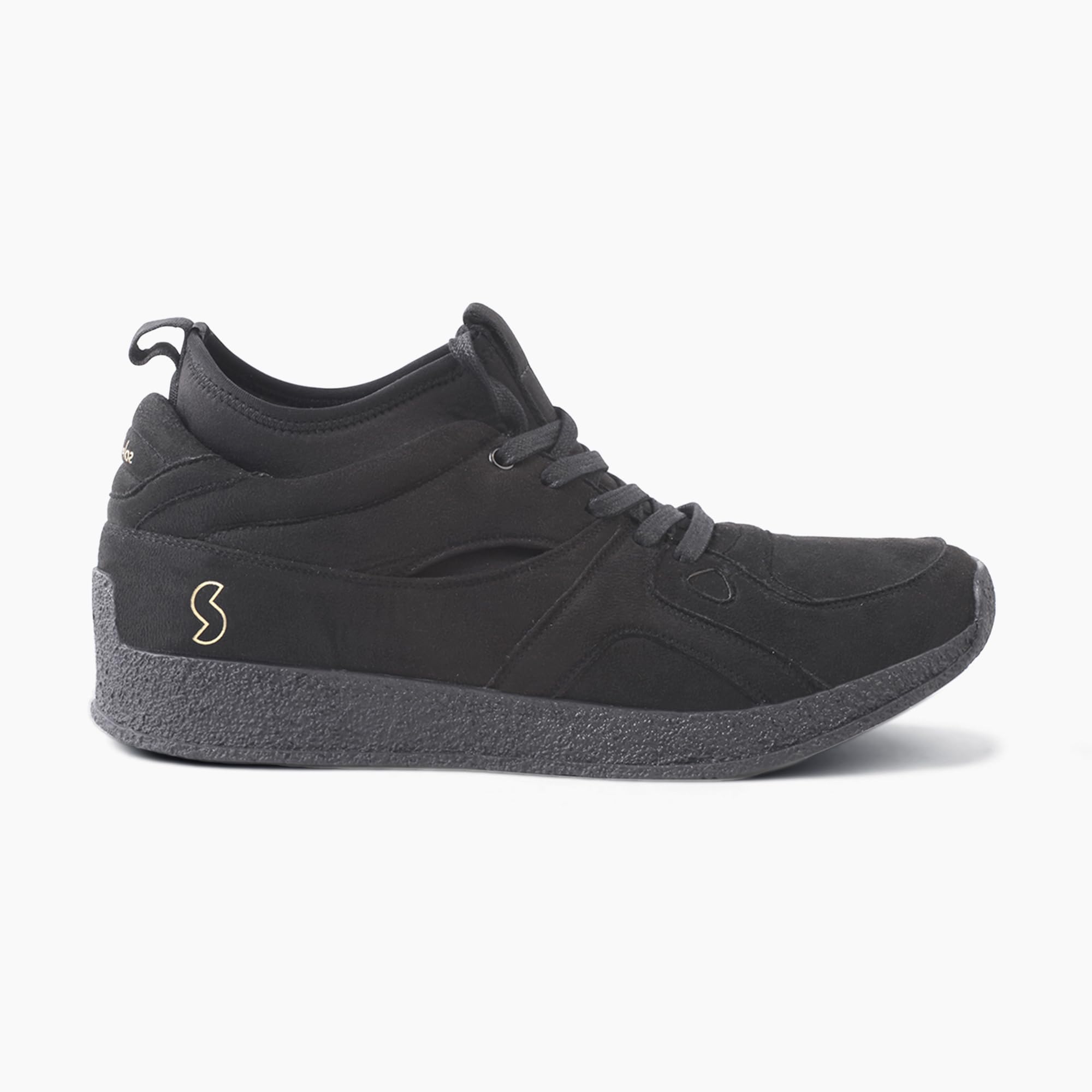 SOLETHREADS Calvin Sneakers For Men | Premium Vegan Leather | Comfortable | Lightweight | Casual | Stylish | Anti-skid | Memory Foam Outsole | Premium shoes for Men | BLACK | 9UK (B0BZHVY294) Amazon Price History, Amazon Price Tracker