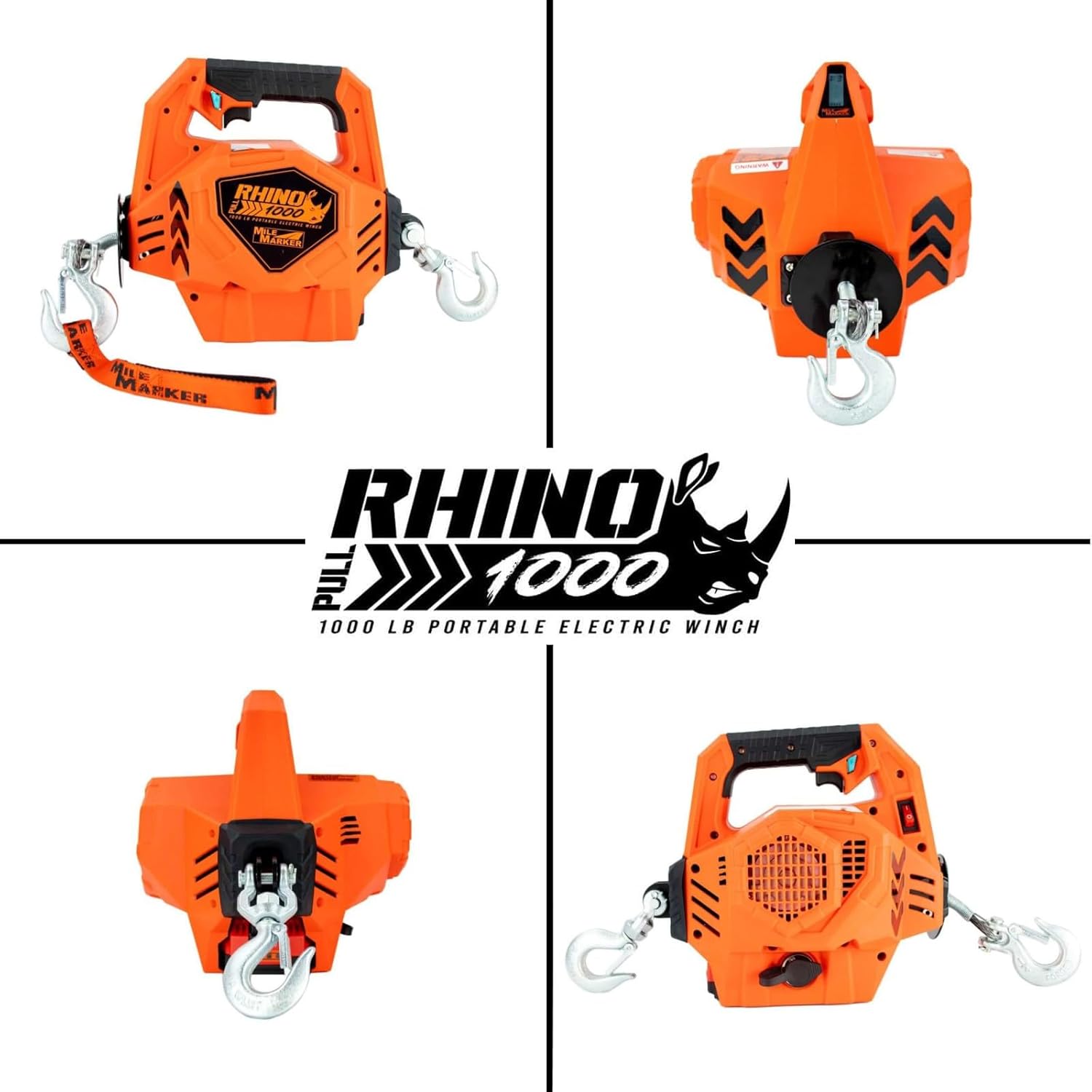 Mile Marker Rhino Pull 1000 Portable Winch