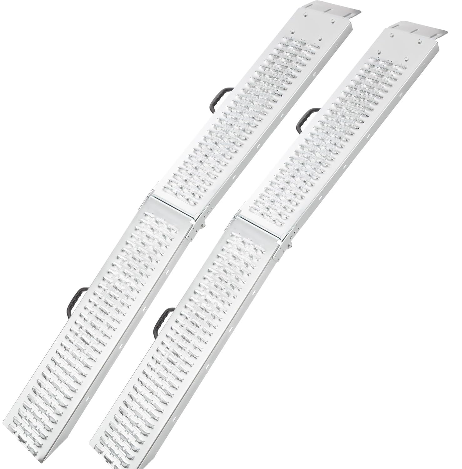Juego de 2 rampas de Carga Plegables en Acero 1900 x 225mm, 400kg el par para Moto, Bicicleta, Quad ATV, etc