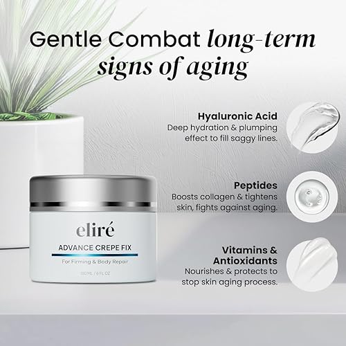 Miniatura 3 de Advanced Crepe Fix- Crema reafirmante y suavizante para piel crepey, envejecimiento - Hidrata, levanta y restaura la piel en brazos, piernas y