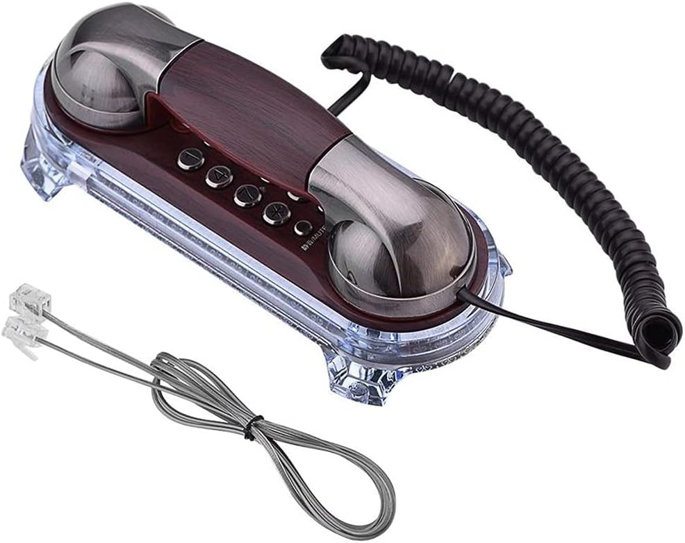 Telephone Antique Telephones Fashion Hanging Phone Caller Wall Mounted with Blue Backlight Home Phone Home Decoration