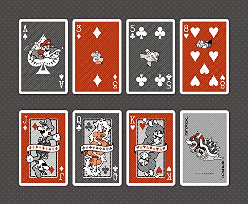 Nintendo Super Mario Retro Art Playing Cards #TOP1