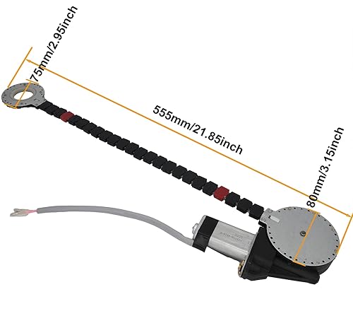 Miniatura 4 de Kit de conversión de regulador enrollable de elevación eléctrica universal, 2 motores de ventanas eléctricas, 2 interruptores, 3 arnés para