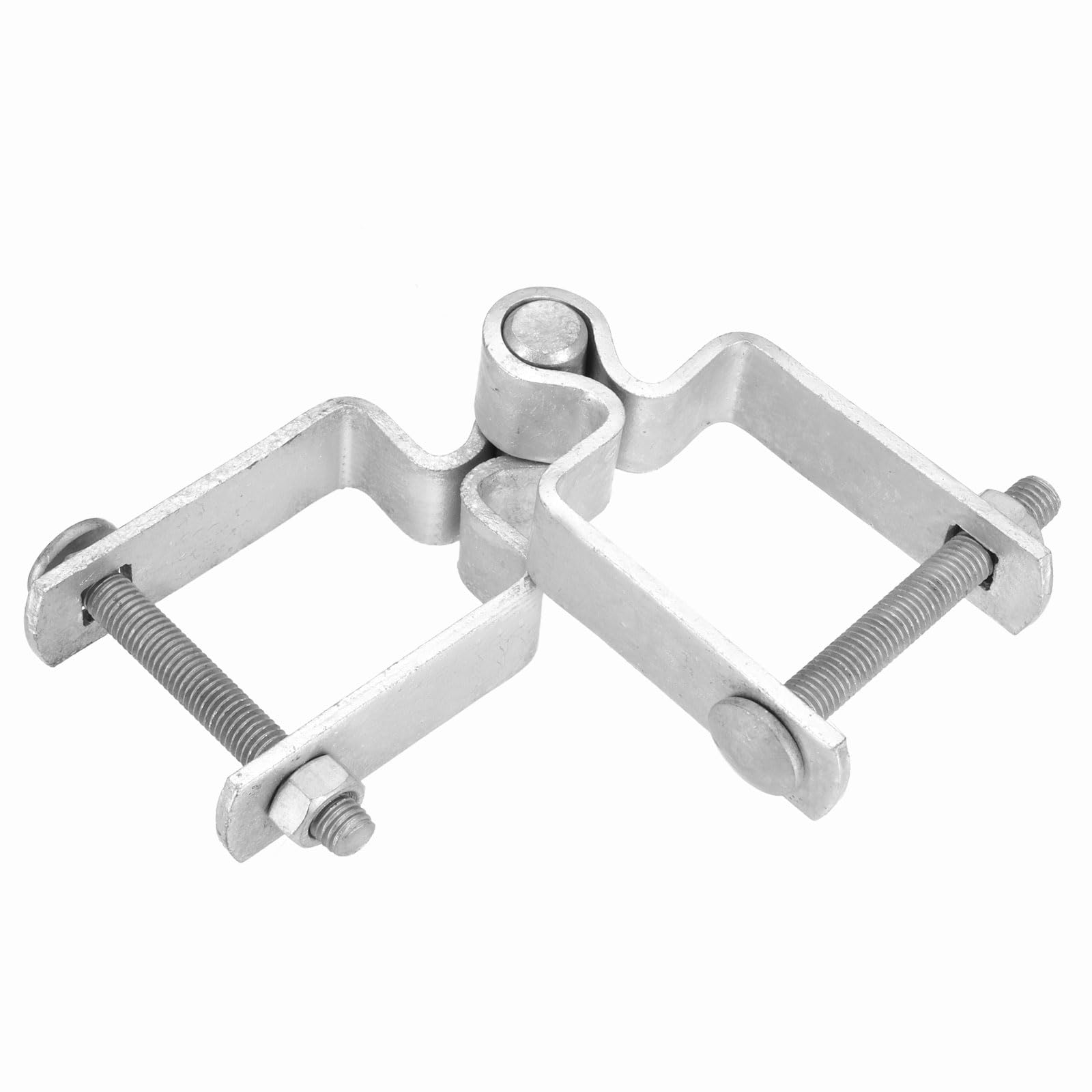 Charnière de poteau de clôture carré 5,1 cm avec boulons pour grille extérieure