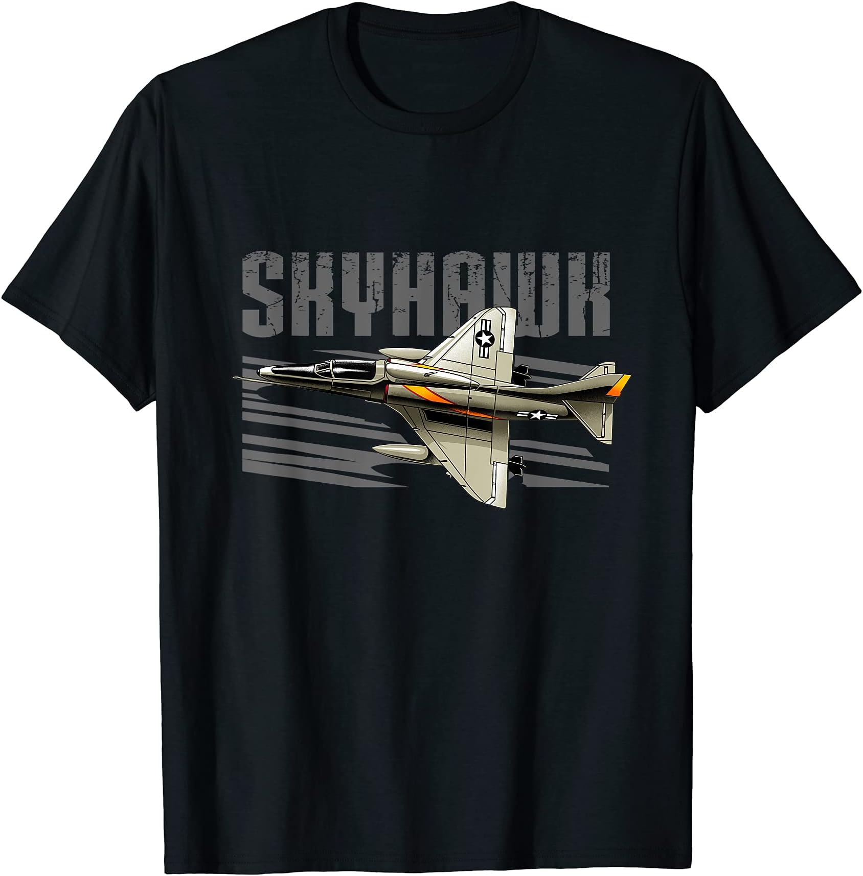 The Warbird CollectionUSA Military Warbird Airplane Skyhawk T-Shirt