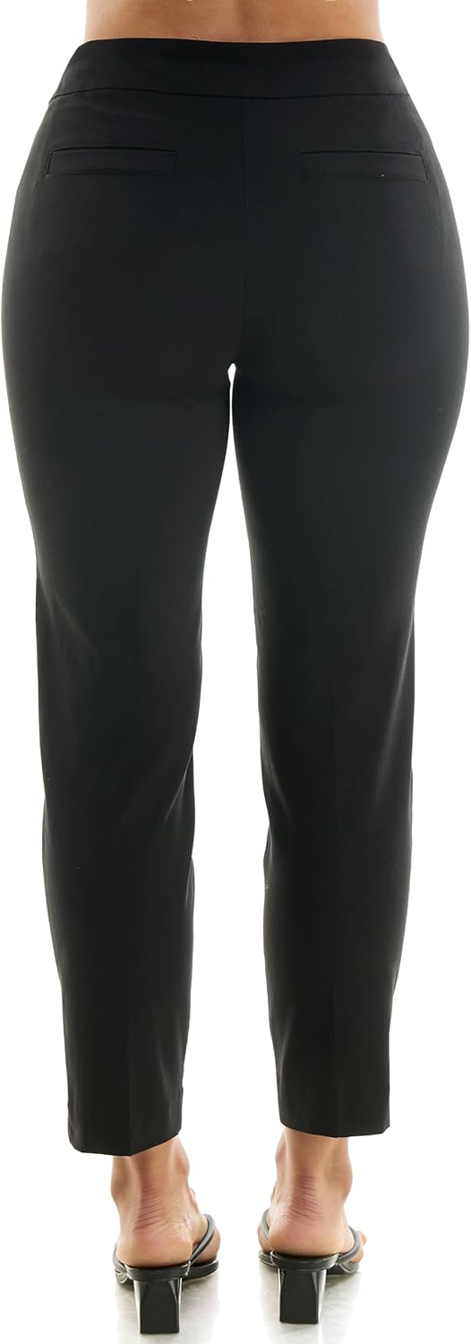 Zac & Rachel Womens Tummy Control Millennium Slim Ankle Length Pant - Image 4