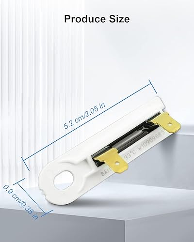 Miniatura 5 de Fusible térmico W10909685 W10693363, apto para WhirlpoolMaytagKenmoreAmanaInglis, sustituye a PD00036363 4461025 AP6034383 PS11766766 EAP117666 766