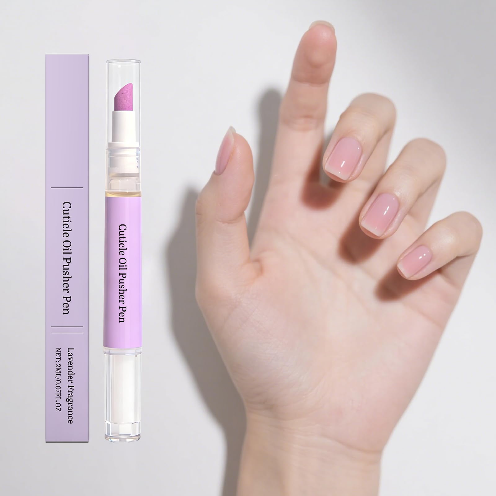 Rimuovi cuticole liquido, penna olio cuticole 2 in 1, penna spingi cuticole, Nail Care, penna a olio spingi cuticole, cura per la riparazione delle unghie secche e danneggiate (1 pezzo)