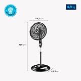 MONDIAL Ventilador de Coluna 40cm Turbo, Preto/Prata, 140W, 110V - NVT-40C-8P-B — imagem 7