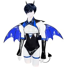velombrance Dark Mens Succubus Costume Sexy costumes for men Goth lingerie Sexy cosplay Demon Anime Lingerie