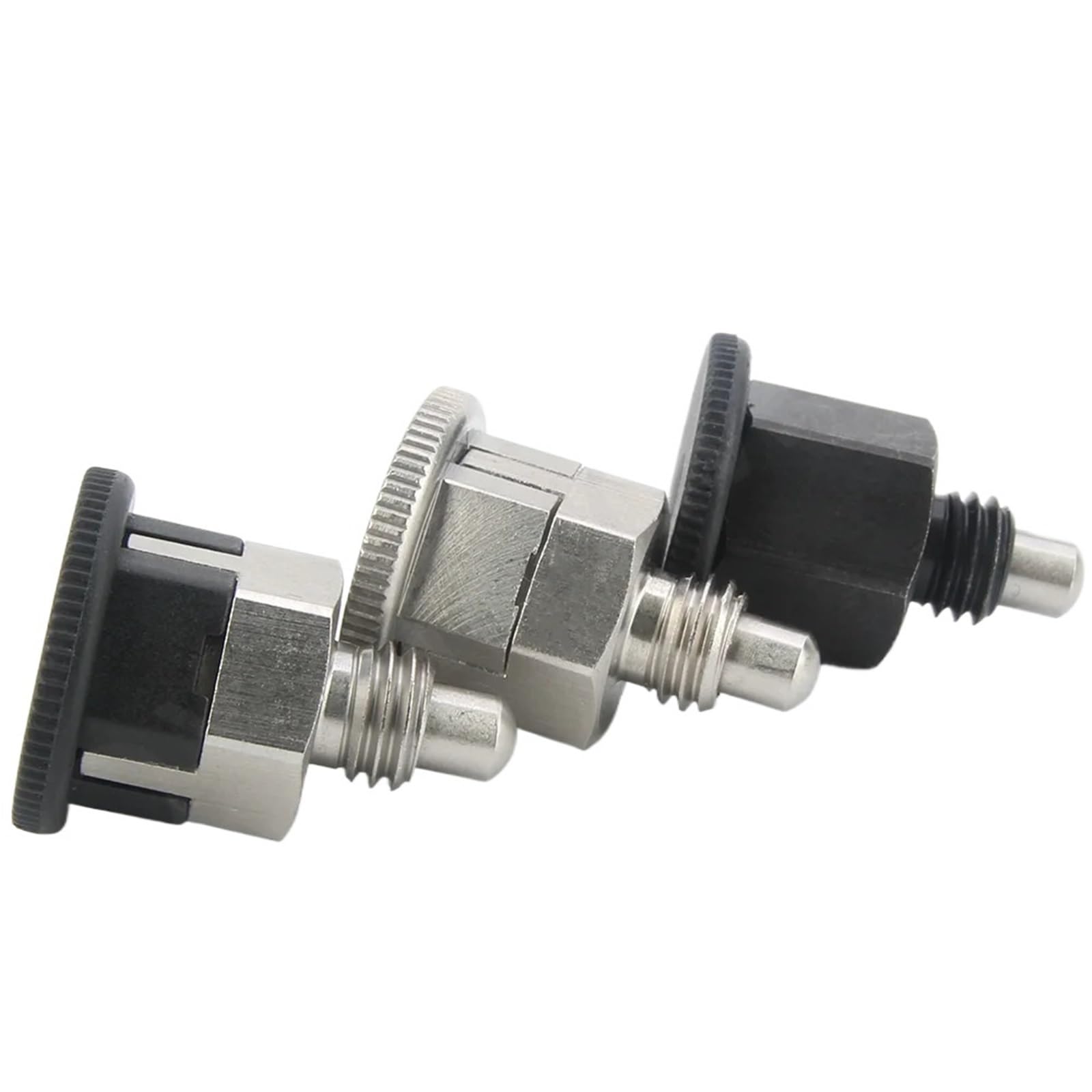 Émbolo autoblocante QX213, pasador de posición fija, tornillo de resorte de bloqueo, tipo Mini, émbolos de indexación de acero inoxidable, 1 Uds.(M8,QX213-BN)