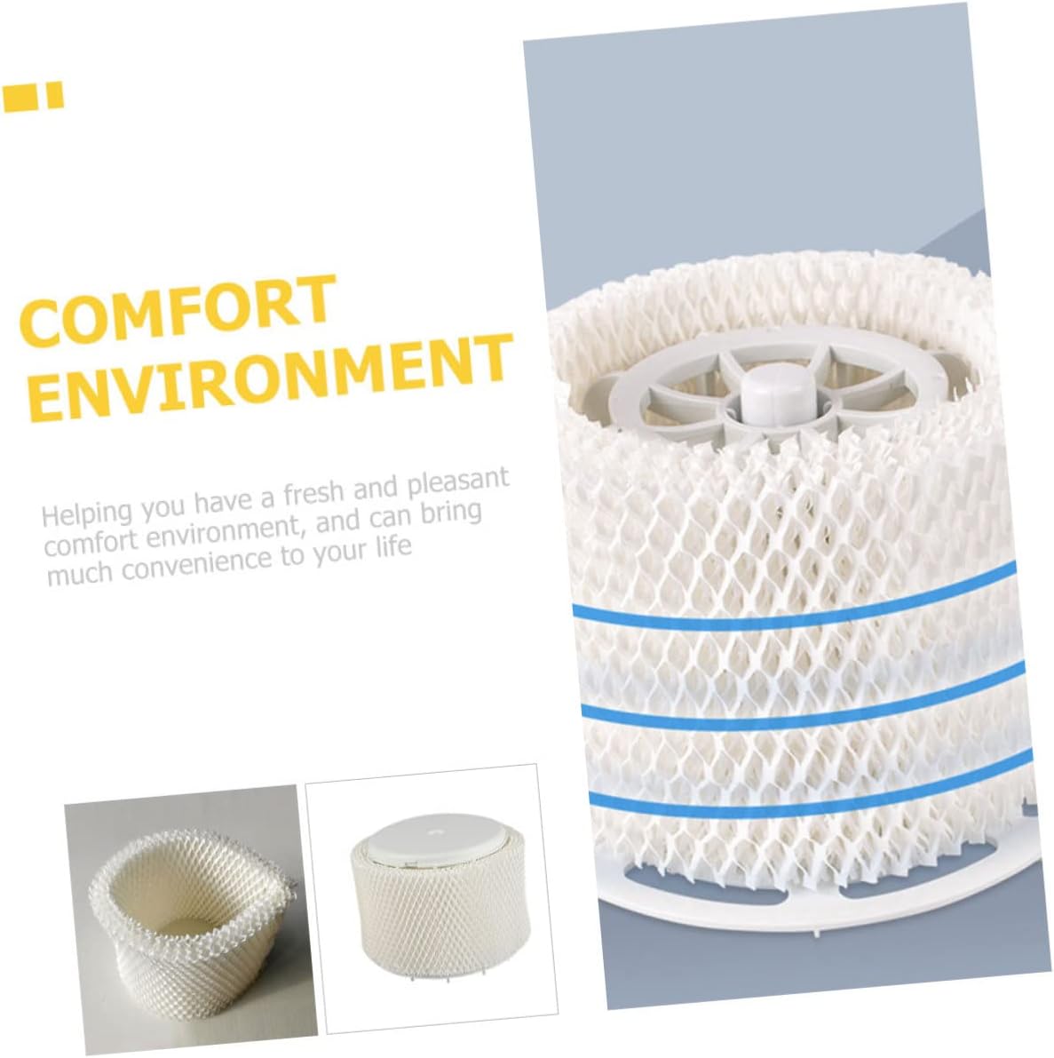 ERINGOGO 6pcs Pulp Humidifier Filters Compatible with Easy to Install Air Quality Improvement Accessories for Home Office