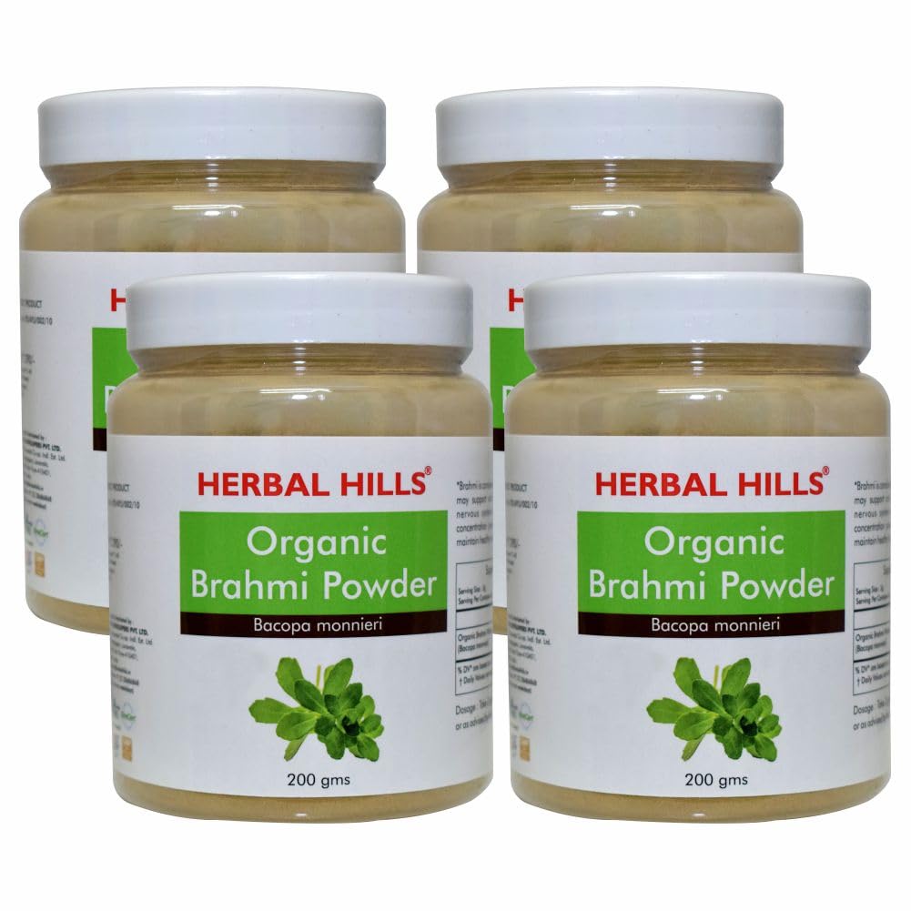Herbal Hills Organic Brahmi Powder (200 g (Pack of 4)) (B0BLZ9WC8J) Amazon Price History, Amazon Price Tracker