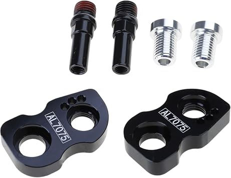 Upgrades Bike Brake Boosts Seats Aluminum V Brake Extenders Set V Brake Post Extension Mount for Wheel Size Conversion