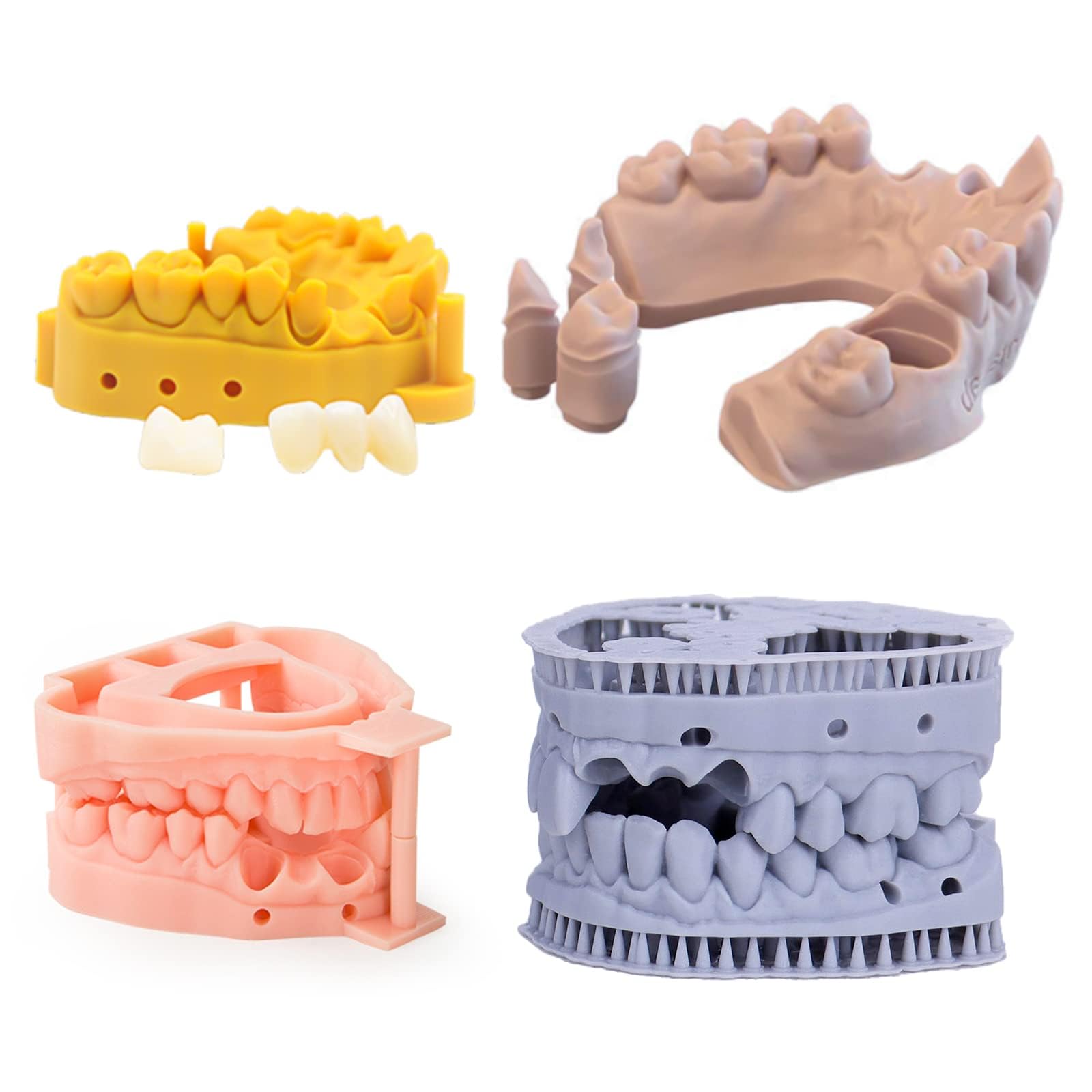 JAMG HE 3D Printer Resin Dental Pro Model for Crown Bridge Orthodontic Implant IPA Clean Light Grey