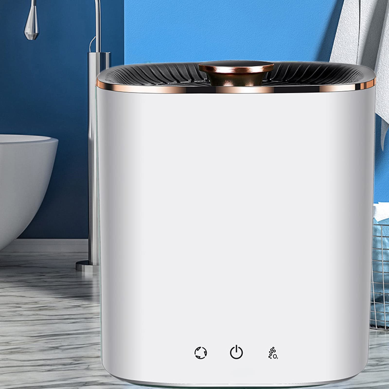 Mini Lave-Linge Portable Machine Petite Machine à Laver Turbo électrique Mini Machine A Laver Portable pour des sous-vêtements Chaussettes Voyage à la Maison,White-Ozone