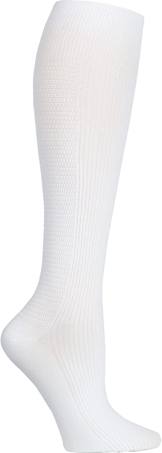 Cherokee Men's & Women's Gradient Compression Socks, Knee-High Support, 8-12 mmHg, 4 Pairs, with 3D Lycra MYTSSOCK1