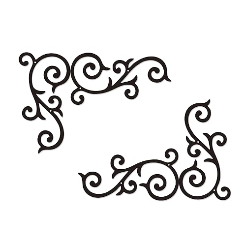 Metal Scroll Wall Decor Set of 4 – Antique Wrought