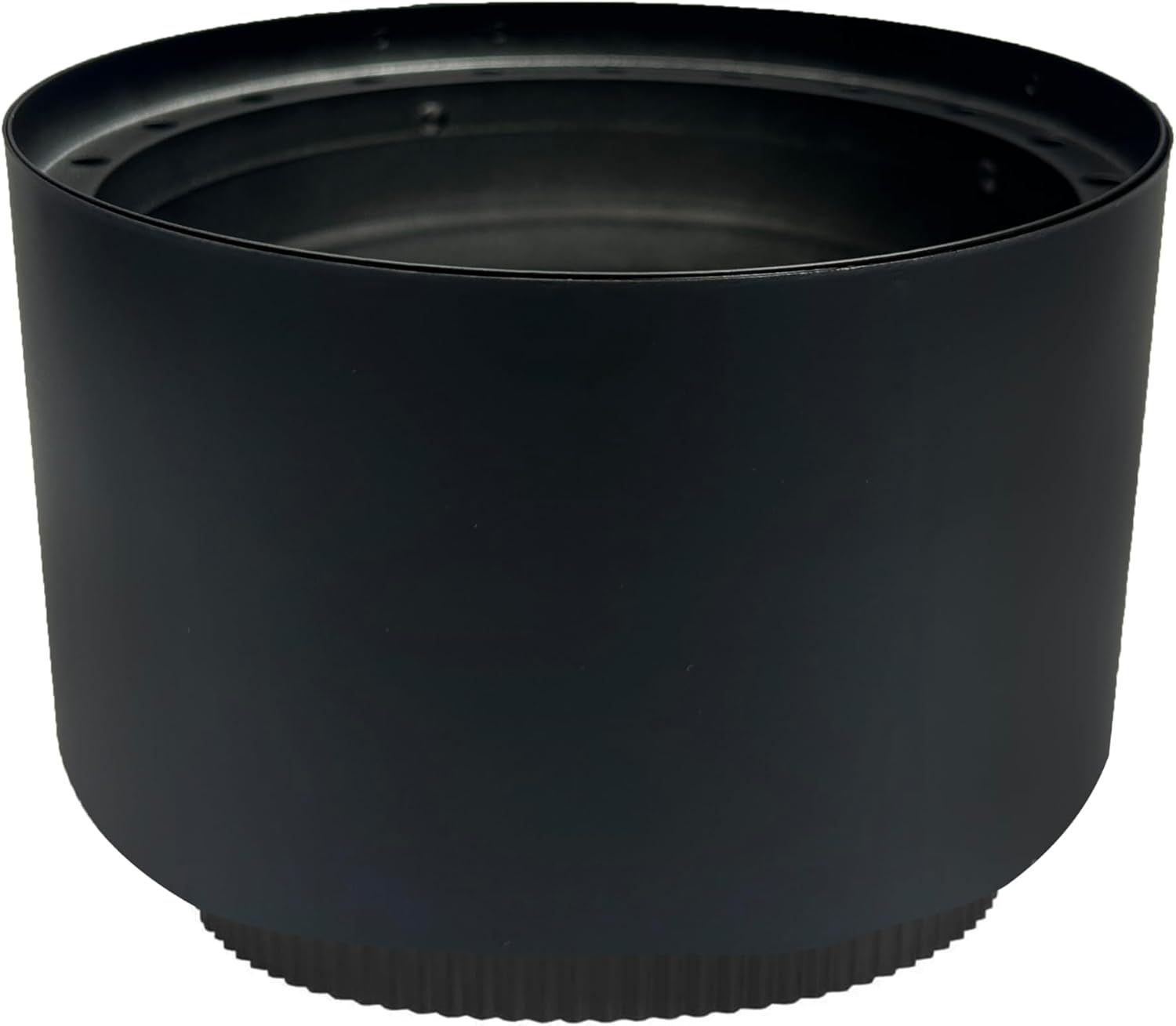 Double Wall Stove Top Connecting Adapter Compatible with DVL 6/DVL-AD Stove Collar,Black Heavy-Duty Stainless Steel