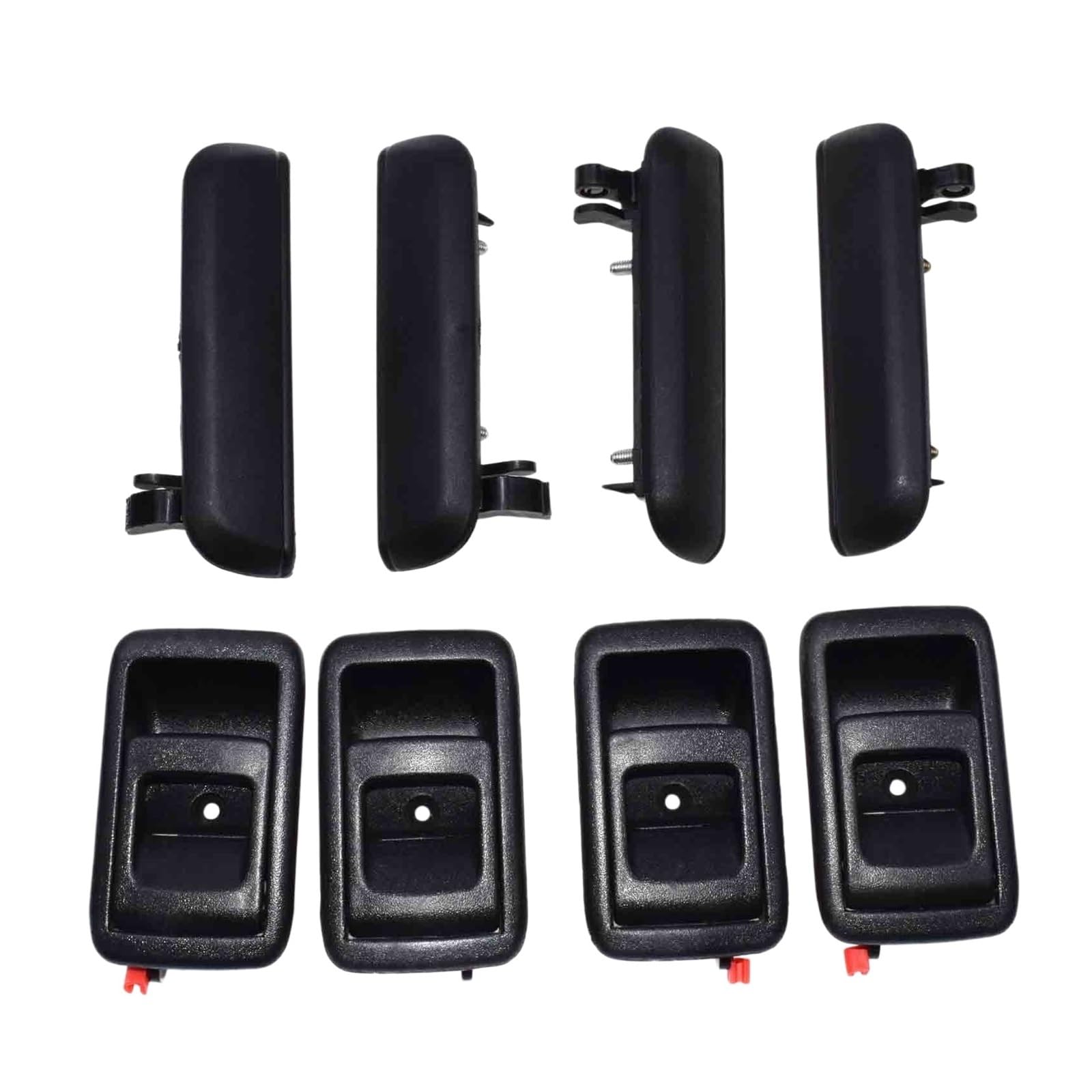 Xyszqjzyp Inside And Outside Car Interior Door Panel Handle Car Inside Outside Door Handles 6920610070A 6920510070A For Tercel 1995-98 69220-0A010 69210-0A010 69240-0A010 69230-0A010