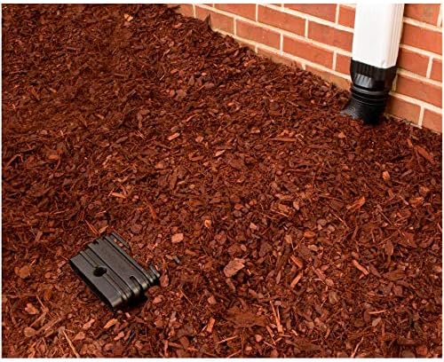 Amerimax StealthFlow 4.75 in. H x 7.25 in. W x 38 in. L Black Vinyl K Downspout Extension