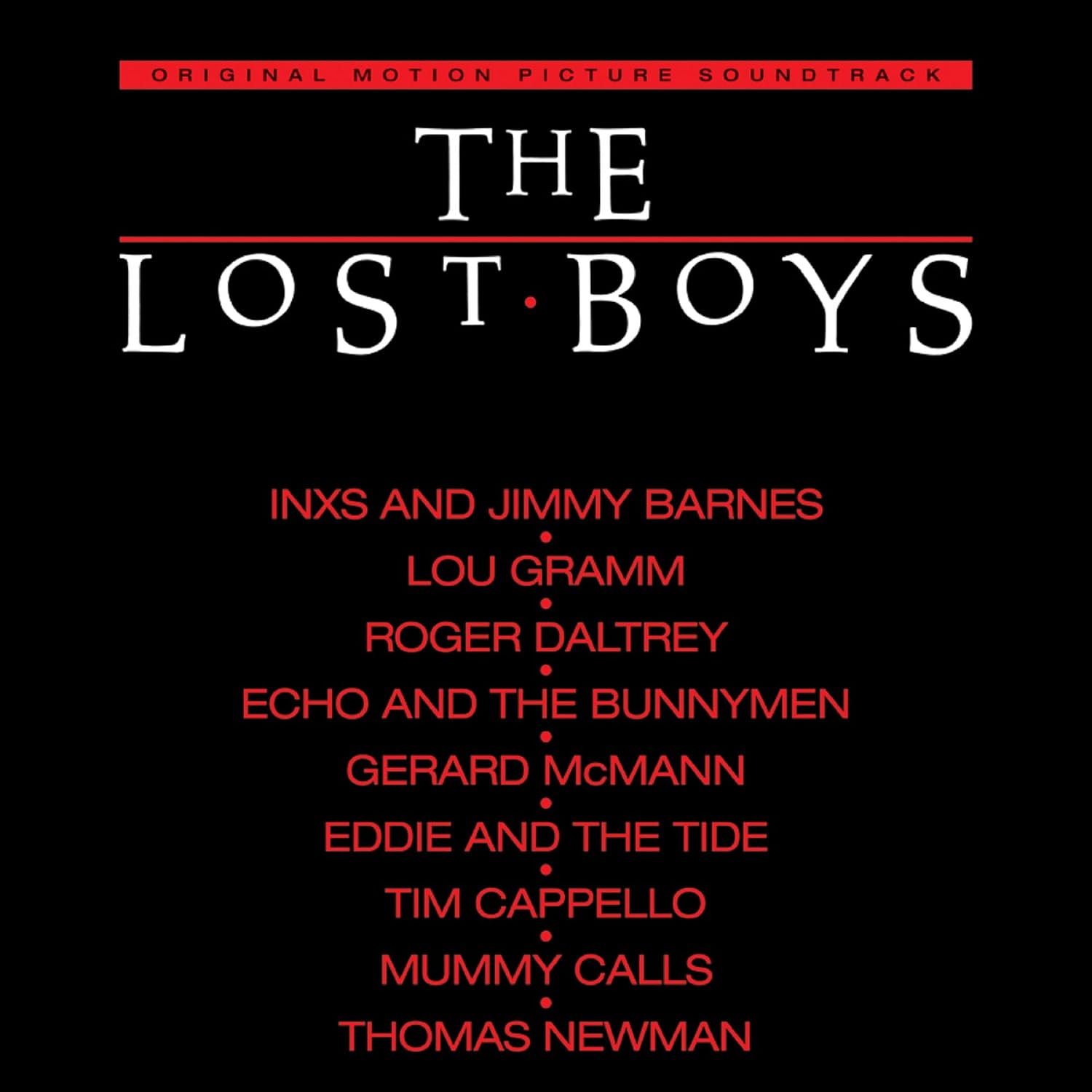The Lost Boys Soundtrack Red Halloween by Soundtrack — album cover