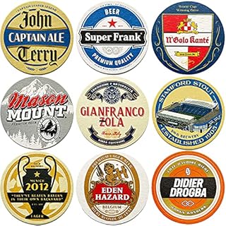 Chelsea Beer Mats x9