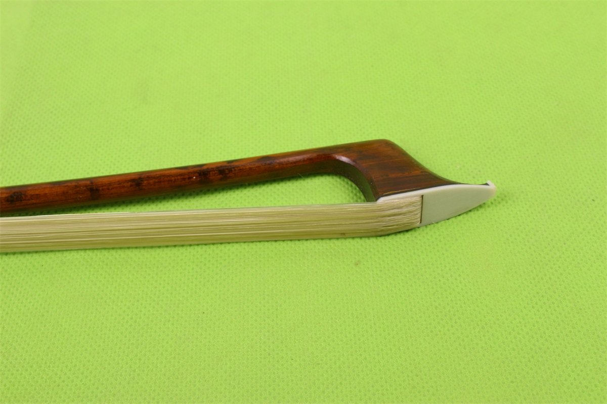 Yinfente Arco de violonchelo 4/4 de madera de serpiente, ojo de París, tamaño completo, bien equilibrado, piezas de violonchelo (plateado)