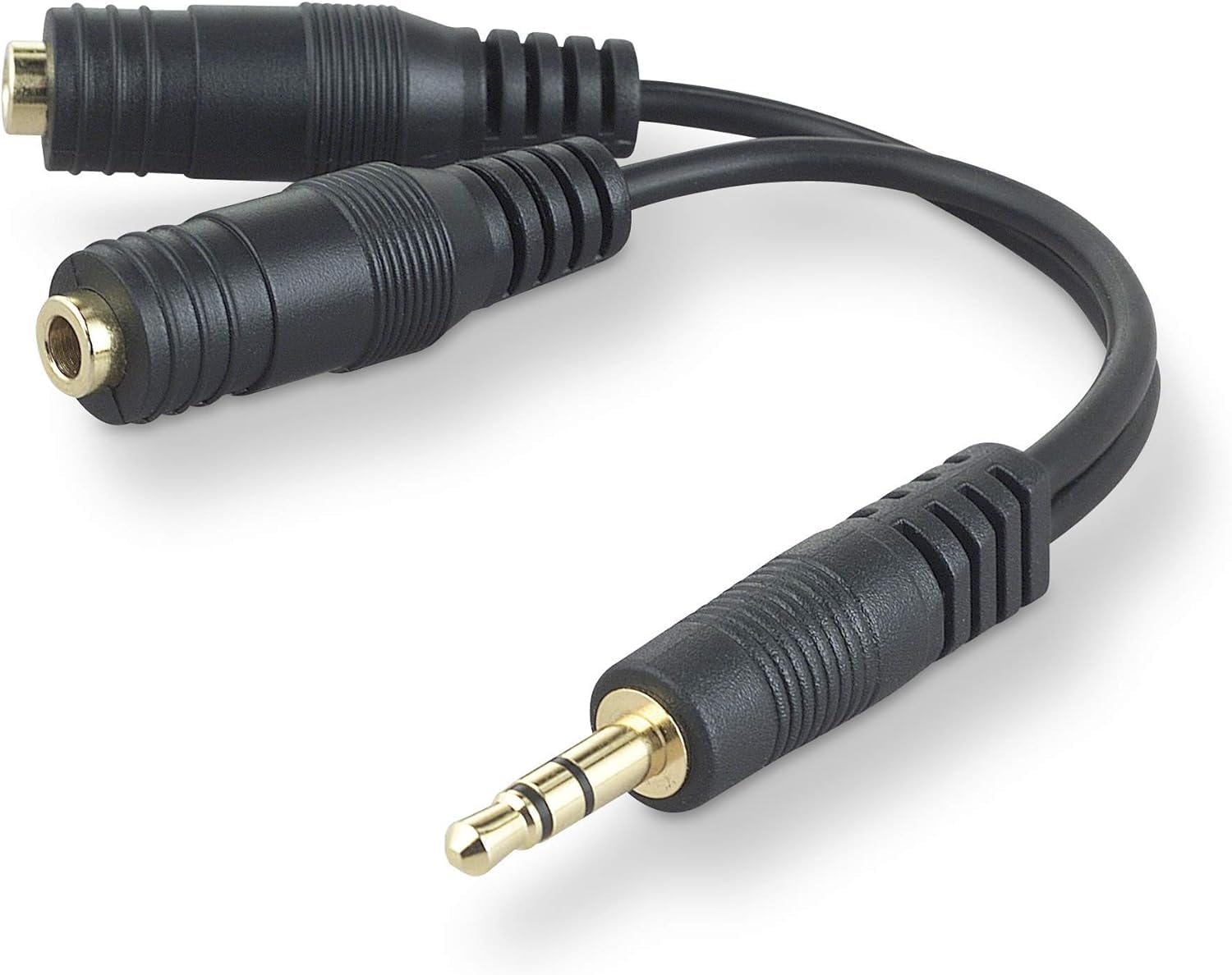 Belkin Adattatore Audio A Y – Jack 3.5mm Maschio / 2 Jack 3.5mm Femmina – Condivisione Cuffie O Altoparlanti
