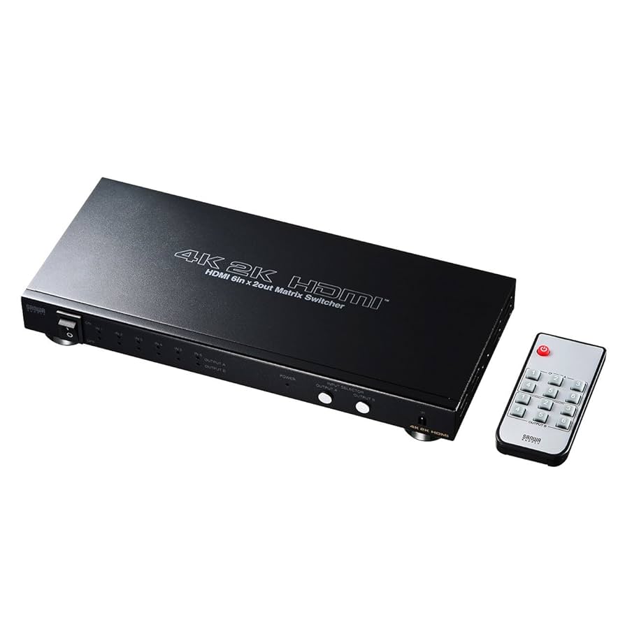 Amazon.co.jp: サンワサプライ HDMI切替器(6入力2出力