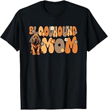 Bloodhound Groovy World's Best Bloodhound Mom T-Shirt