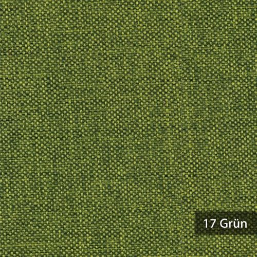 novely® OXFORD 330D - Outdoor-Stoff im Leinen-Look - Wasserabweisender Polyester-Möbelstoff - Mélange Polsterstoff - Pflegeleichte Meterware 1lfm | Farbe: 17 Grün