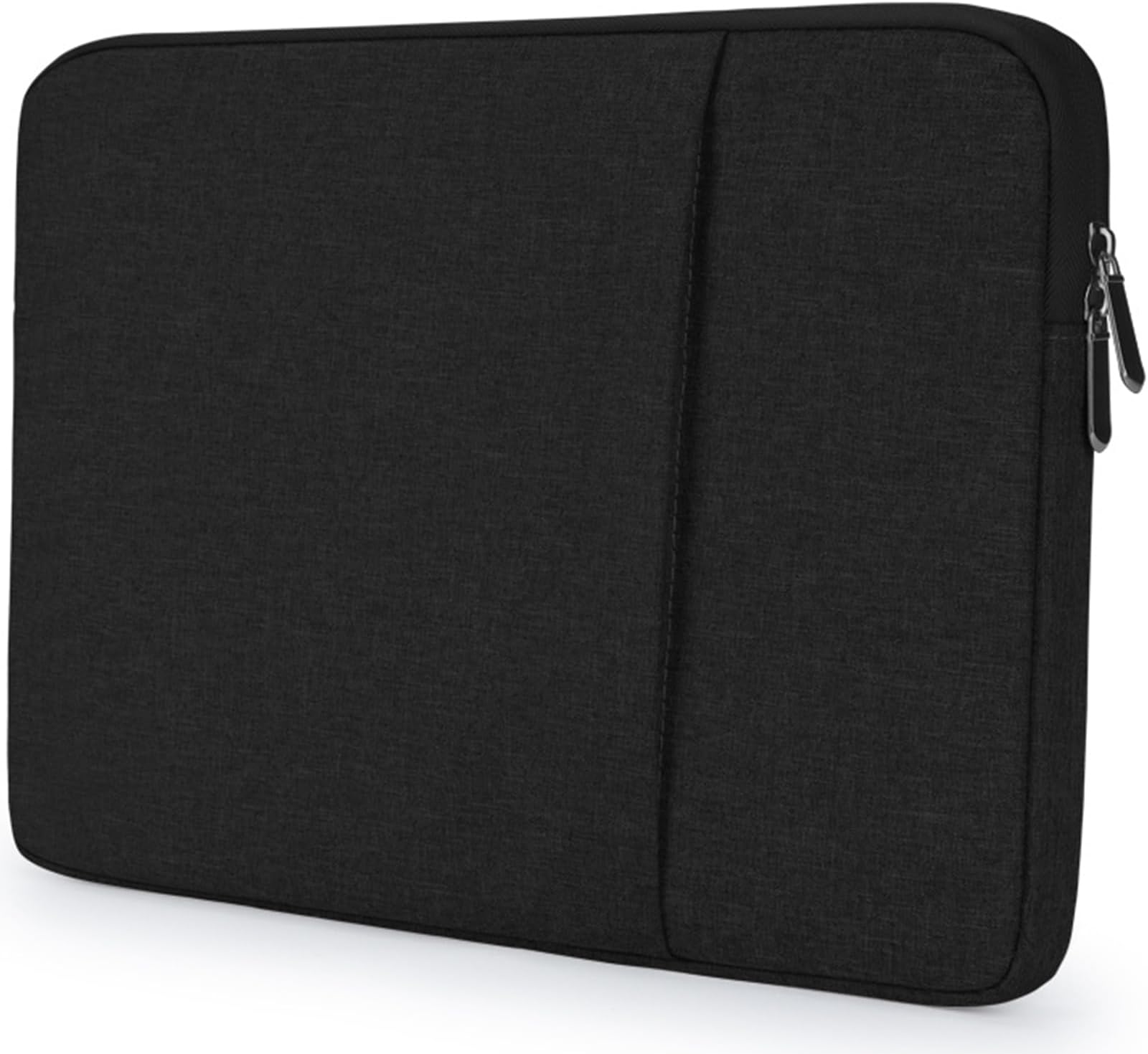 Laptop Sleeve 15.6 Inch, Suitable for 15-15.6 Inch Lenovo HP Dell MacBook Computer Notebook Durable Shockproof and Lightweight with Zippered Pockets Cover Protective Case (Black)