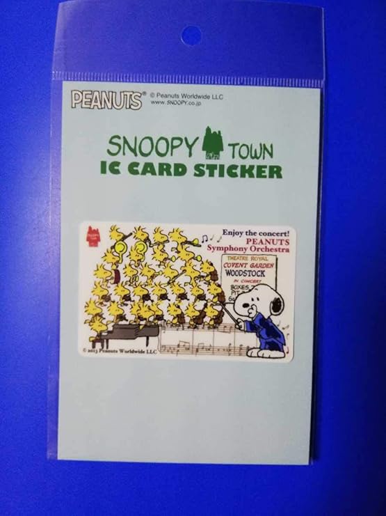 Amazon Co Jp スヌーピータウン限定ｉｃカードステッカーオーケストラウッドストックスヌーピー ホビー 通販