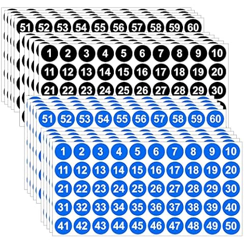 Pegatinas Numéricas 1-100 Netspower Cover