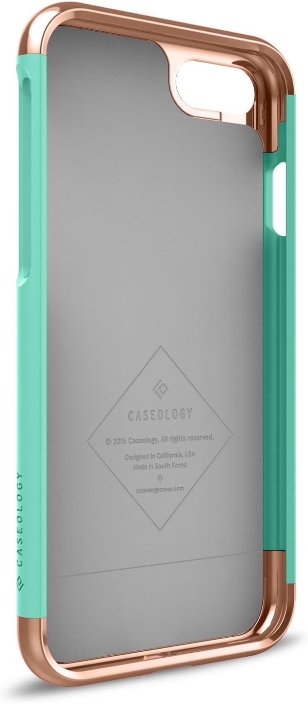 Caseology Savoy for Apple iPhone 8 Case (2017) / for iPhone 7 Case (2016) - Stylish Design - Mint Green