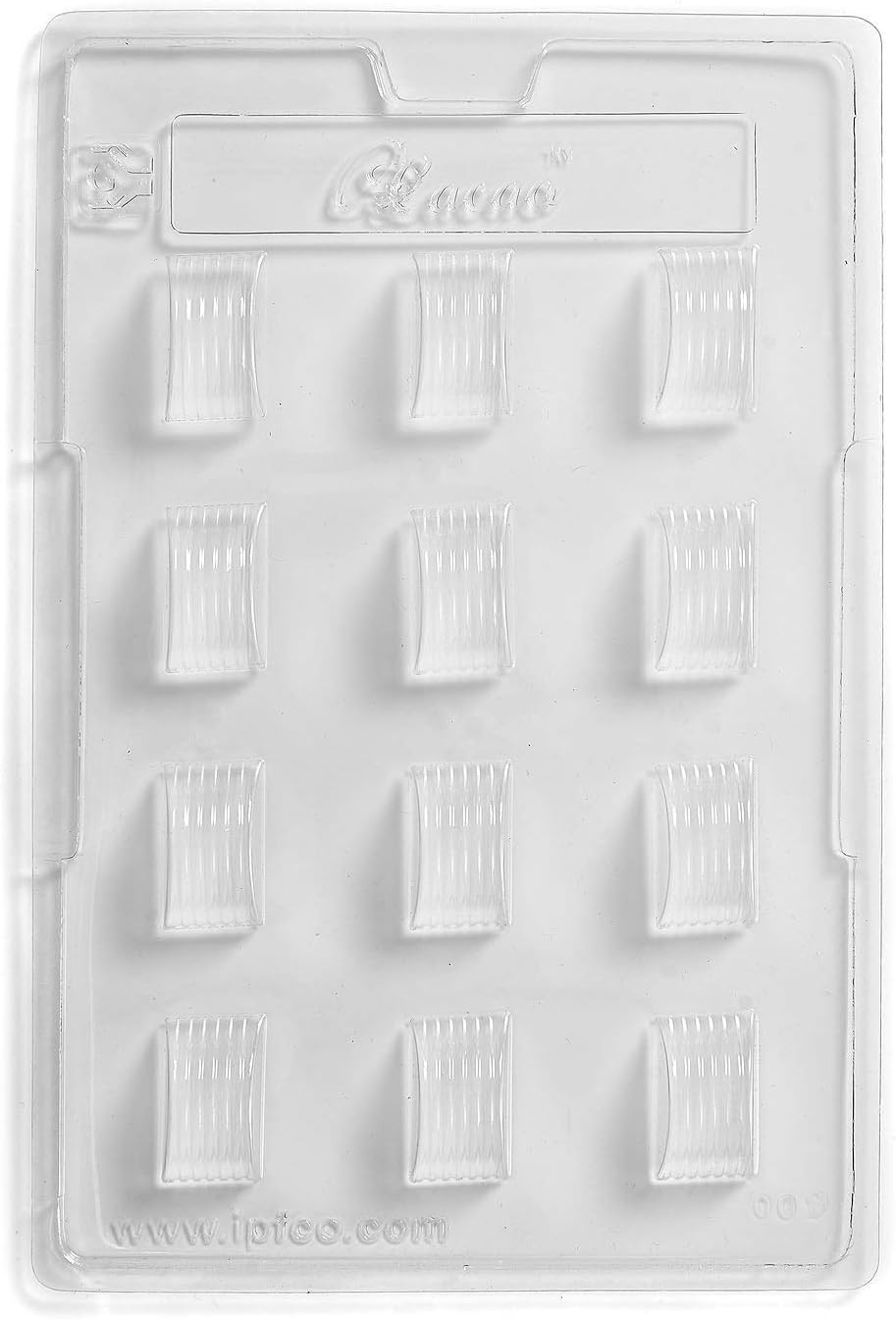 Striped Wedge Chocolate Mould 12 Cavity x 10