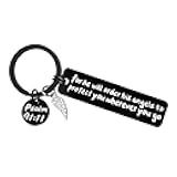 Dabihu Christian Gift Keychain Religious Gift Bible Verse Keyring Baptism Christmas Easter Birthday First Communion Gift