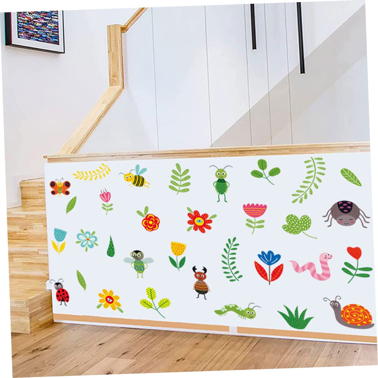 5 Juegos De Pegatinas De Pared De Insectos Decoración Retro Papel Tapiz Pegatinas De Pared Para Guardería Niñas Pegatinas Para Dormitorio De Niñas Pegatinas De Verano