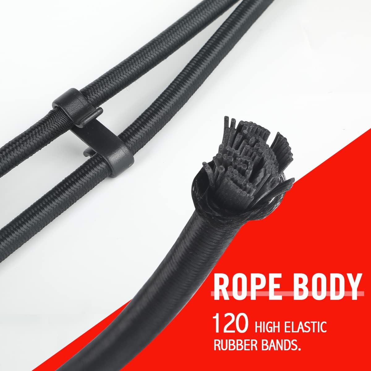 Flex Double End Punching Bag and Extra Adjustable Bungee Cords Bundle - Complete Home & Gym Exercise Equipment Set for Men & Women