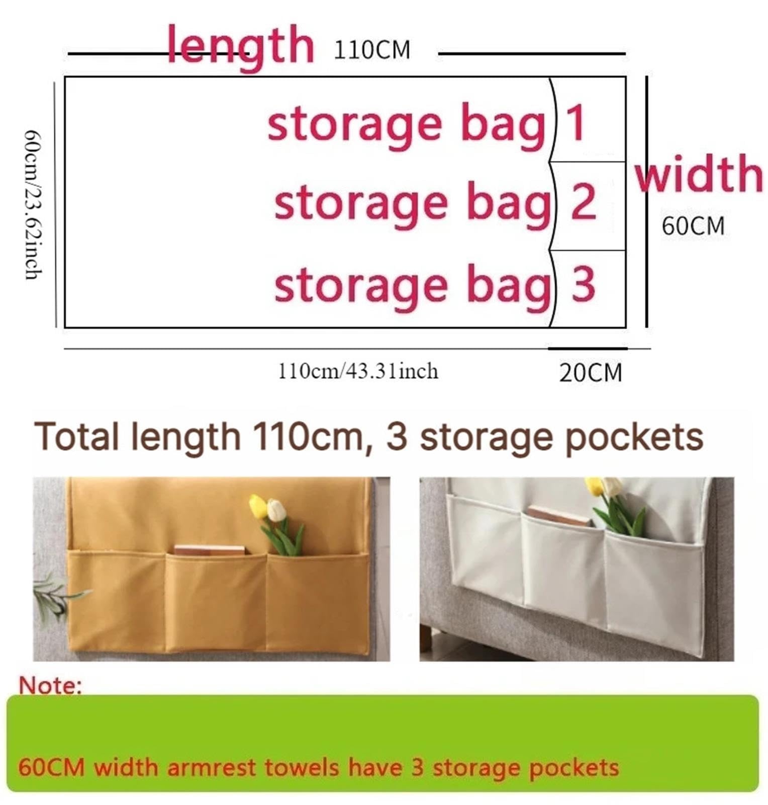 Custodia da appendere for organizer portaoggetti antiscivolo(Color16)