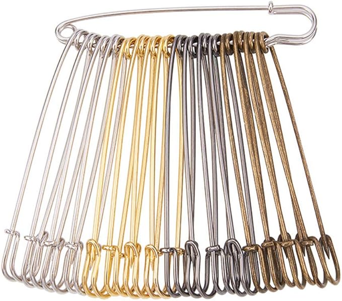 BENECREAT 20PCS 4" Safety Pins Extra Large Heavy Duty