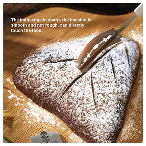Bread Lame Slashing Tool Included 15 Blades, Dough Making Slasher Tools Baking Sourdough Bread Starter Jar Scoring Knife Razor Cutter Slashing Tool Accessories For Cutting Bread Bosses Supplies #TOP3