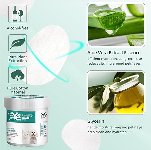 Miniatura 9 de Parche para ojos de perro  Cubierta protectora de un solo parche para ojos para perros pequeños, medianos y grandes, gatos con lesiones en los ojos
