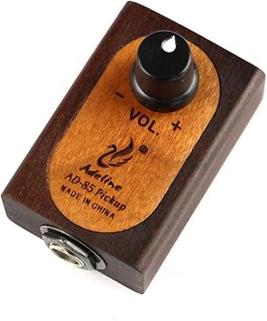 Adeline piezo transducer pickup very convenient for Acoustic Classical Guitar Ukulele Violin Cello Mandolin Banjo etc,The sound clear,warm and crisp.With volume control, no guitar drilling