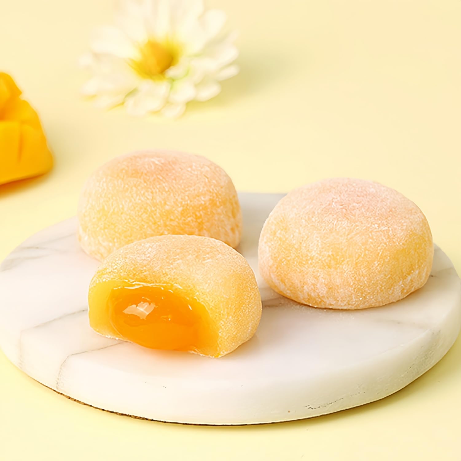 WSYLS Sandwich Mochi Set Gâteau de riz chinois Dessert asiatique délicieux Dessert moelleux et gluant 120G (fleurs de cerisier)