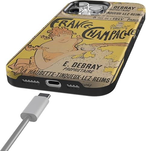 Vista 107 de Casely Funda para iPhone 15 Pro Max Jardín Secreto Flores mixtas Funda atrevida Compatible con MagSafe y botón de acción Secret Garden