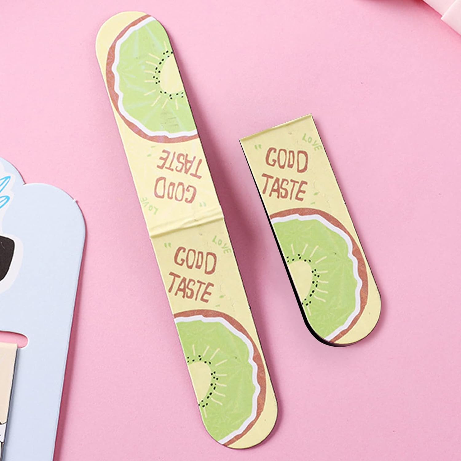22 Pcs Bookmarks,Clip Book Markers,Small Foldable Bookmarks for