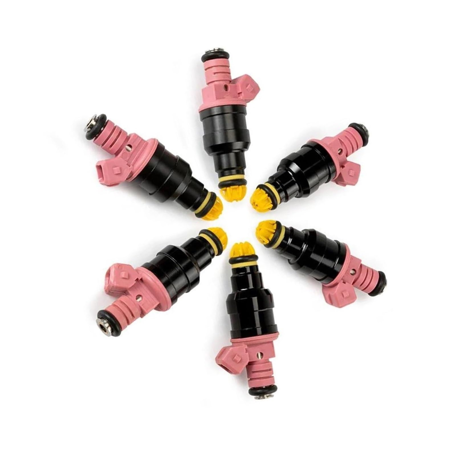 Cypmdw One Color 6Pcs Fuel Injector Nozzle For 328Is E36 E39 E38 328I 528I Z3 M3 2.8 3.2L L6 13641703819 Fj357 0280150440
