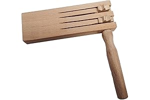 Kid's Wood Rattle Spinner with Educational Percussion Soundboard Toy